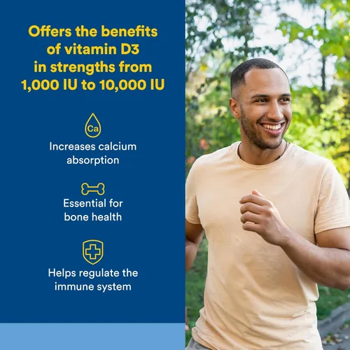 Vista 2 de Natural Factors, Vitamina D3 y K2 1000 UI y 120 mcg, apoya la salud ósea y vascular, 60 cápsulas blandas