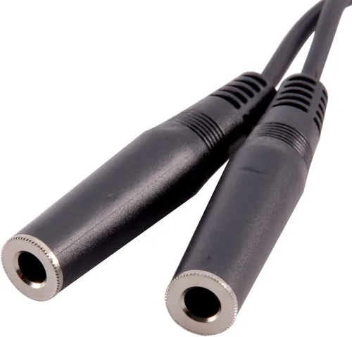 Vista 3 de Sísmica Audio sa-y9 6 " 1/4 " Male to Dual 1/4 " hembra overol y Splitter Cable