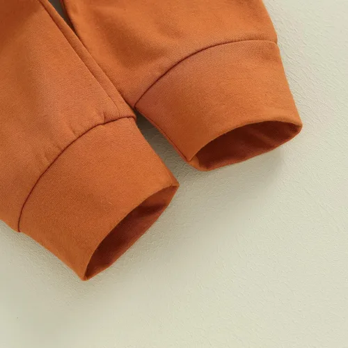 Vista 7 de My First Thanksgiving - Conjunto de manga larga con estampado de pavo para bebé niña y niño, pantalones deportivos para recién nacidos, trajes