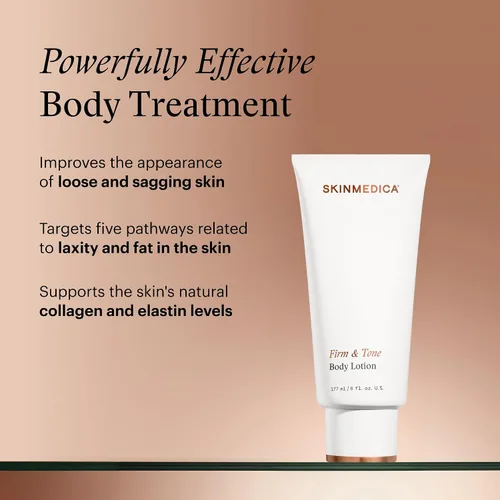Vista 6 de SkinMedica Loción firme y tonificante para el cuerpo: loción corporal ideal para abordar los signos visibles de piel seca o envejecida para un