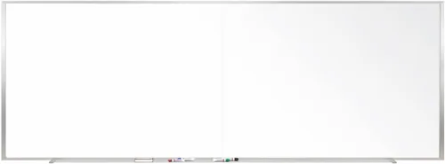 Vista 6 de Ghent Pizarra magnética de porcelana con marco de aluminio, 2'H x 3' W