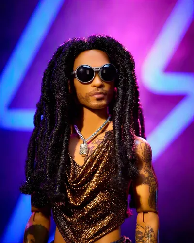 Vista 2 de Barbie Muñeca Kenbassadors Lenny Kravitz de la firma
