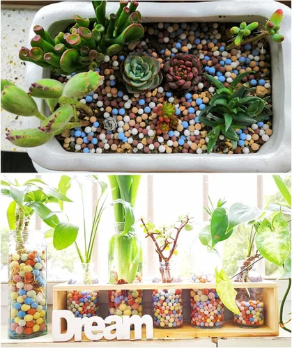 Vista 6 de Suelo de jardín, guijarros de arcilla, jardinería, cerámica, orquídea, rocas, drenaje, purificación de agua, decoración de cerámica, cultivo, piedra