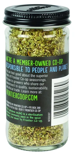 Vista 2 de Frontier Co-op Hoja de orégano, tarro de 0.38 onzas, ideal para pizza, comida italiana y mexicana, Kosher