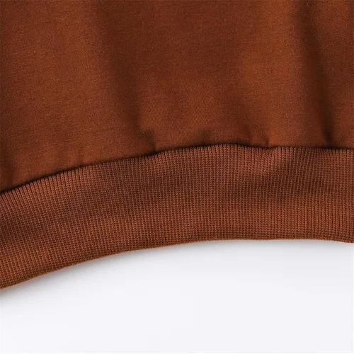 Vista 3 de PATPAT Ropa de bebé niño sudadera de manga larga sólida para niño niño cuello redondo suéter ropa