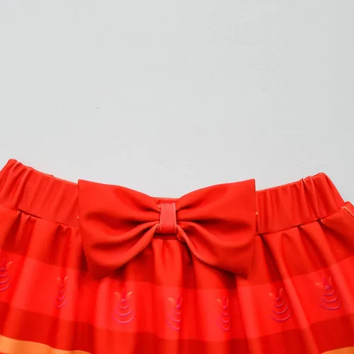 Vista 4 de yonvary Encanto - Traje de baño Isabela Mirabel Cosplay para niños, traje de baño Pepa para niñas, traje de baño de princesa con volantes