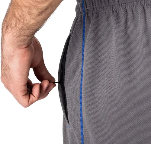 Vista 4 de Magnivit - Pantalones deportivos ligeros para hombre, ajuste holgado, parte inferior abierta, de malla, atléticos, con bolsillos con cremallera