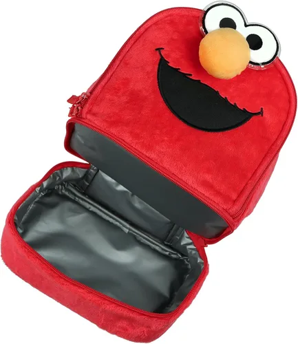 Vista 3 de INTIMO Bolsa de almuerzo de Plaza Sésamo con aislamiento Elmo de doble compartimento de 10 pulgadas