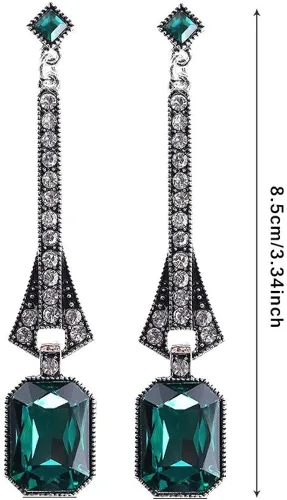 Vista 3 de Conjunto de accesorios Gatsby de los años 20 para mujer conjunto de fiesta de los años 20