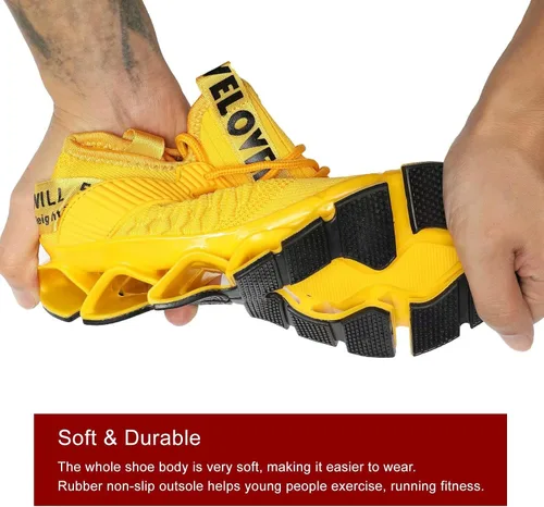 Vista 7 de Vooncosir - Zapatos de correr para mujer, cómodos, a la moda, antideslizantes, para el trabajo, zapato deportivo para caminar, zapatos atléticos
