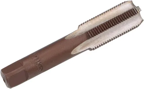 Vista 8 de uxcell Métrico M12 Rosca 1 paso 4 flautas rectas H2 herramienta de aleación de acero inferior y tornillo cónico juego de roscas para reparar 1 par