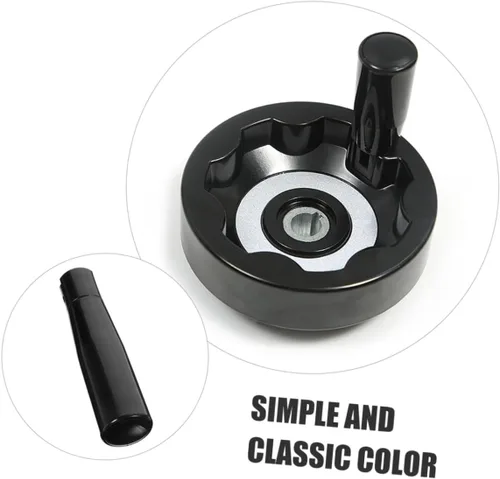 Vista 3 de M4 Folding Crank Handle with Rotating Grip for Machine Tools