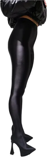 Vista 2 de Jeffrey Campbell Botas 2 en 2 de tela negra