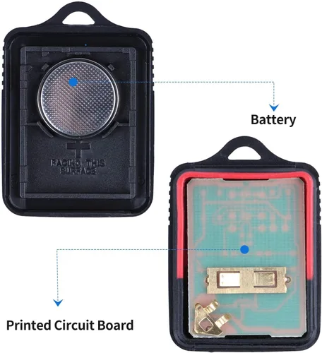 Vista 4 de Llavero de repuesto con control remoto compatible con Ford F150 F250 F350 Escape Expedition Explorer Mazda