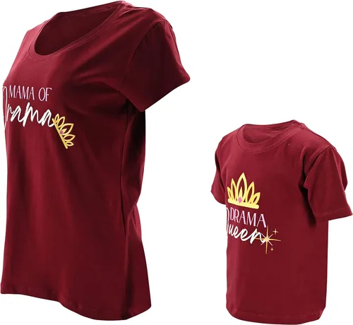 Vista 2 de Unique Baby Mommy and Me Ive Created a Monster - Camisa con cuello en V gris