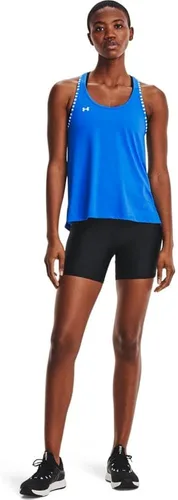 Vista 2 de Short deportivo Under Armour de HeatGear Armour, tiro medio, para mujer