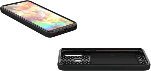 Vista 4 de Asuwish Funda para Samsung Galaxy A20 A30 A50 con protector de pantalla de vidrio templado y ranura para tarjetero, soporte para celular, Gaxaly