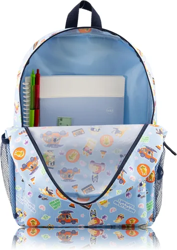 Vista 6 de Mochila Bluey para niños Mochila Bluey para niñas, niños, unisex Mochila de viaje para niños pequeños, linda mochila ligera para la escuela