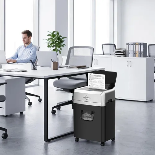 Vista 9 de BONSEN Trituradora de papel resistente de microcorte de 160 hojas