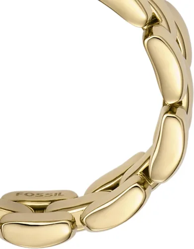 Vista 4 de Fossil Anillo de acero inoxidable chapado para mujer