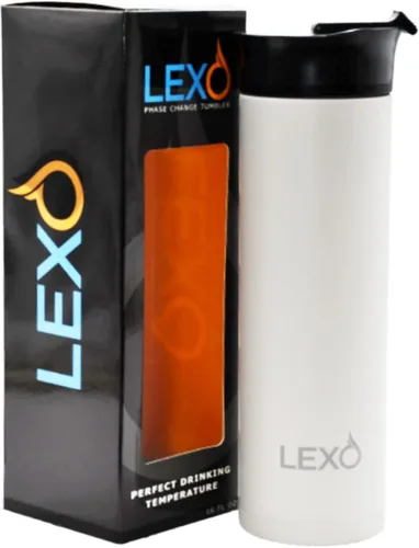 Vista 7 de LEXO Taza inteligente con regulación de temperatura de 16 oz. - Acero inoxidable - Tapa superior abatible