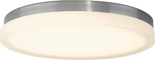 Vista 6 de WAC Lighting Slice - Montaje empotrado redondo LED de 15 pulgadas, 2700 K en níquel cepillado