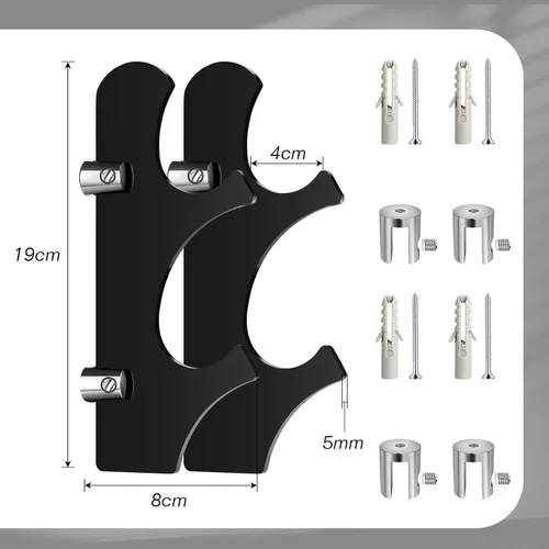 Vista 2 de TOPNEW Soporte de Pared para Sable de Luz, Soporte y Exhibidor de Sable de Luz Acrílico Adecuado para Espadas, Sable de Luz, Regalo