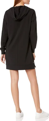 Vista 2 de The Drop Vestido mini Iona tipo sudadera holgado de manga larga con capucha para mujer