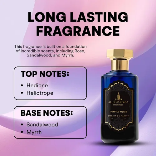 Vista 5 de Extracto de perfume Purpl3 H@ze 30ML por Alexandria FragrancesExtrait De Parfum, de larga duración, día o noche