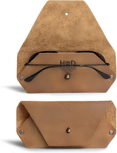 Vista 5 de Hide & Drink, Sunglasses Sleeve Case Protector, Eyewear Pouch, Great for Outdoors & Traveling, Full Grain Leather, Handmade