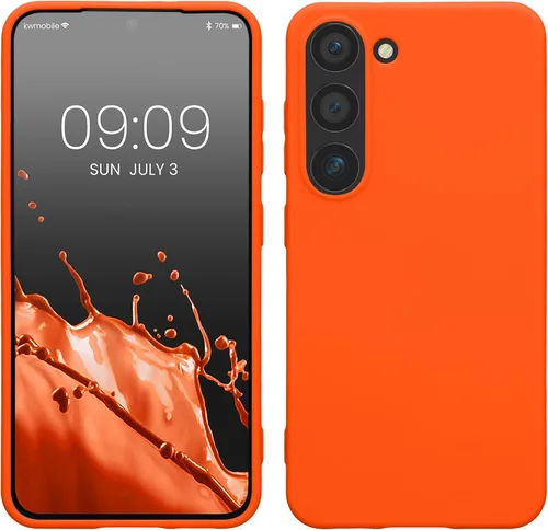 Vista 171 de kwmobile Funda compatible con Samsung Galaxy S23 - Funda protectora de silicona TPU suave y delgada - Piedra antigua