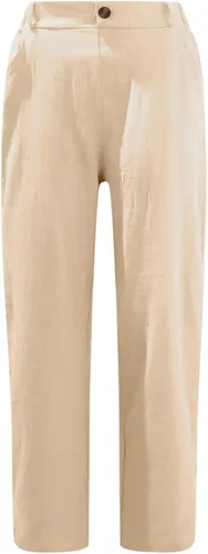 Vista 4 de Pantalones campesinos para mujer pantalones cortos de lino de playa de verano 34 pantalones capri con cintura elástica pantalones de harén recortados