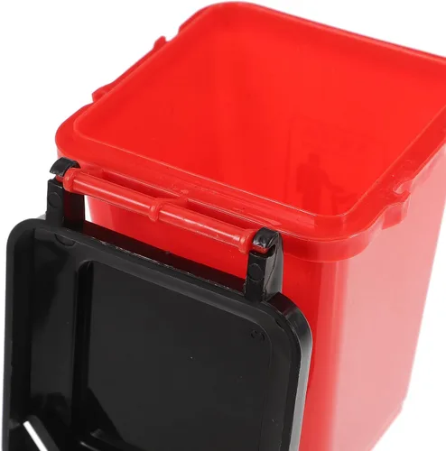 Vista 9 de Cabilock Caja de almacenamiento de papelera de escritorio, organizador pequeño, estuche para lápices, soporte de papelería, soporte para bolígrafos