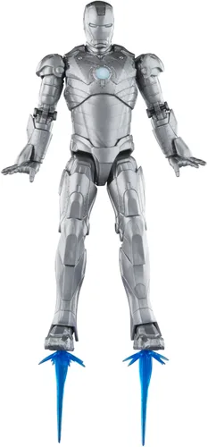 Vista 5 de Marvel Legends Series Iron Man Mark II, figuras de acción coleccionables de 6 pulgadas de Iron Man