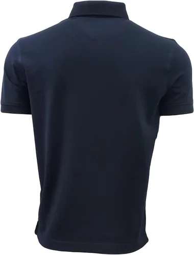 Vista 2 de Polo de malla con logotipo gráfico bordado Tommy Hilfiger para hombre