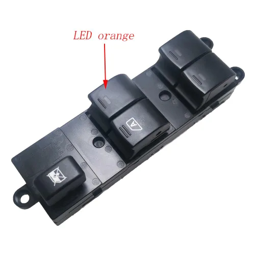Vista 2 de Interruptor maestro de elevalunas eléctrico para Nissan QASHQA Navara D40 Pathfinder R51 NV400 NP300 Note 25401-4EA1A, 25401-BR00B