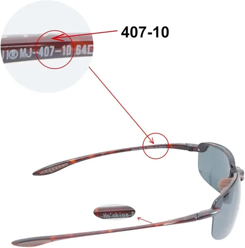 Vista 5 de Walleva Lentes de repuesto para lentes de sol Maui Jim Ho'okipa - Múltiples opciones disponibles