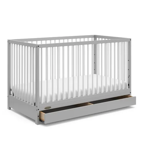 Vista 26 de Graco Teddi - Cuna convertible 5 en 1 con cajón, color negro