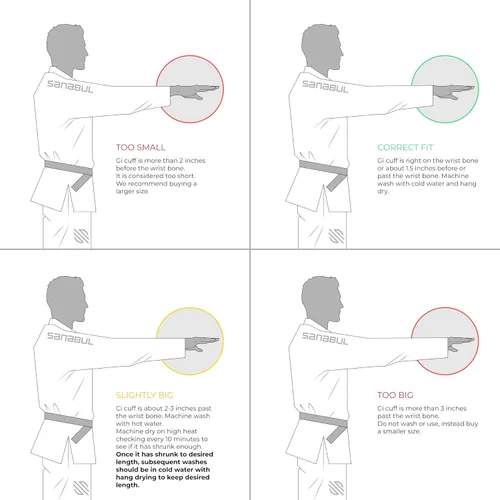 Vista 9 de Sanabul Essentials V.2 Ultra Light BJJ Jiu Jitsu Gi (ver guía especial de tallas)