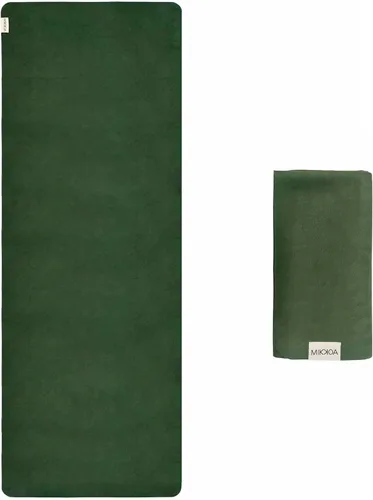 Vista 12 de Esterilla de yoga de viaje de 0.059 in Tapete plegable y ligero Uso para viajes, mochileros, retiro de yoga, al aire libre, gimnasio, pilates