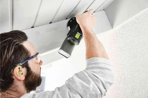 Vista 11 de Festool 576822 Lijadora orbital aleatoria inalámbrica de 5 pulgadas ETSC 125-Basic