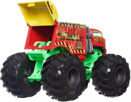 Vista 2 de Hot Wheels Camión monstruo grande a escala 1:24, varios modelos