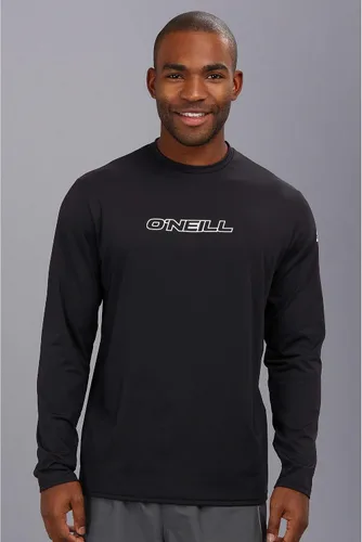 Vista 4 de O'Neill Camisetas de protección solar O'Neill Basic Skins UPF 50+ Camiseta de manga larga para hombre Negro