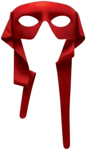 Vista 2 de Rubies Adult Forum Fabric Eye-mask With Ties Negro