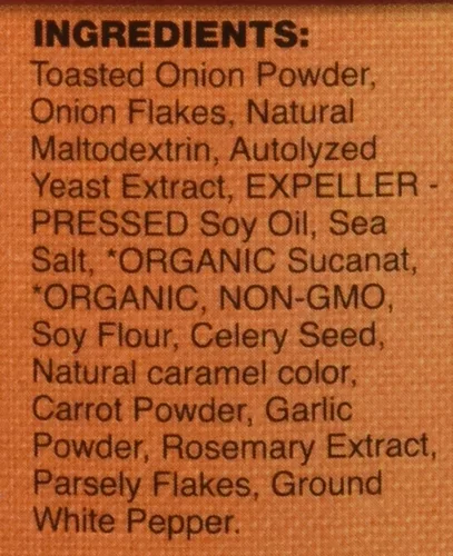 Vista 2 de Vogue Cuisine Base de sopa y condimento de cebolla de 12 onzas, baja en sodio, sin gluten, ingredientes totalmente naturales