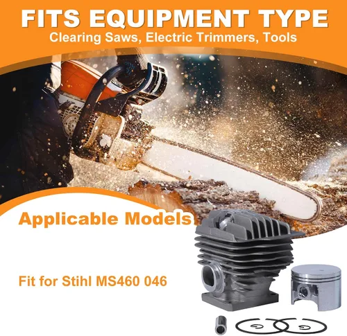 Vista 2 de Kit de pistón de cilindro de 2.126 in para motosierra Stihl MS460 046 11280201221
