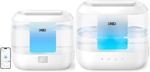 Vista 8 de Dreo Humidificadores inteligentes de 4L para dormitorio y humidificadores para dormitorio