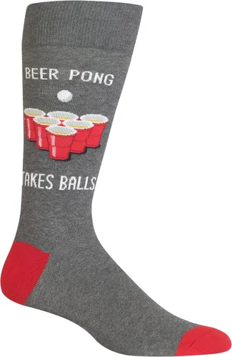 Vista 16 de Hot Sox Men's Fun Cocktail Drinks Crew Socks - 1 Pair Pack - Happy Hour Cool & Funny Novelty Gifts Cerveza (negro)