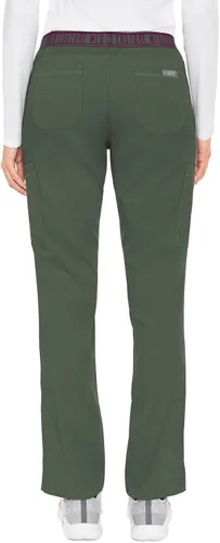 Vista 2 de Med Couture Touch Yoga 2 - Pantalón de bolsillo tipo cargo para mujer