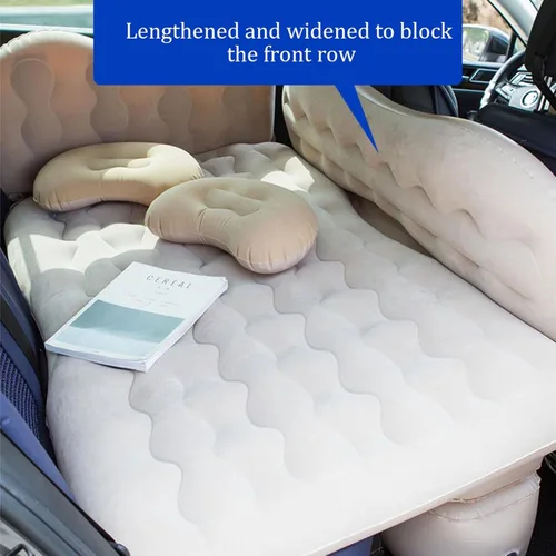 Vista 8 de Colchón de aire para cama de camión, colchón de aire para automóvil, cama inflable, soporte de almacenamiento de almohada, bolsa de almacenamiento